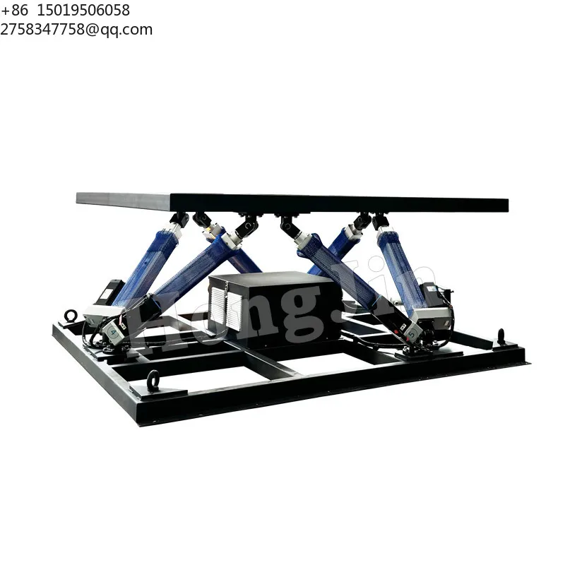 Six Degrees of Freedom Motion Simulation Dynamic Large Load Mechanical Vibration and Swing test Bench
