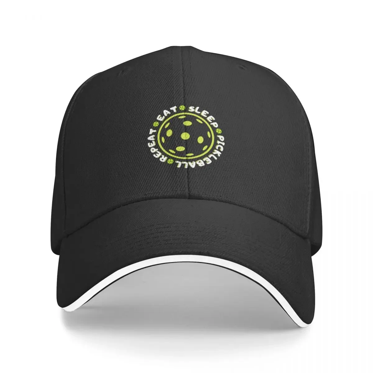 

Funny pickleball Eat sleep pickleball repeat pickleball shirt Baseball Cap |-F-| Horse Hat Military Cap Man Hats Woman Men's