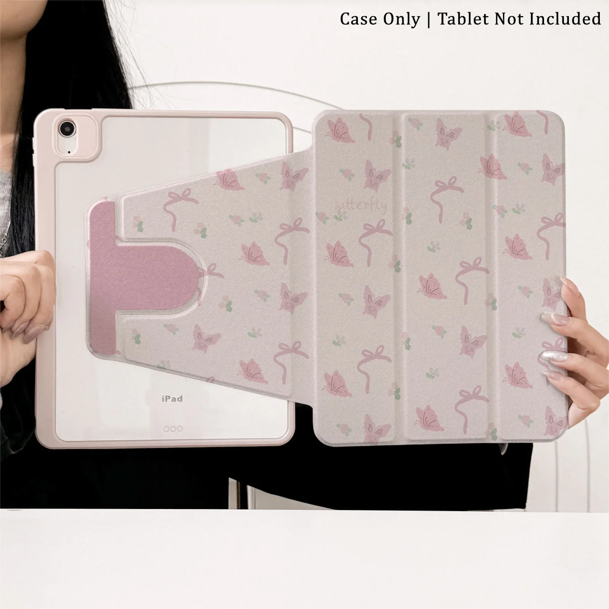 

360 ° Rotating Foldable Case to Easily Protect Your Pad: Compatible with iPad Air 6,Air 5,4,10,2024,air m3/a16 2025