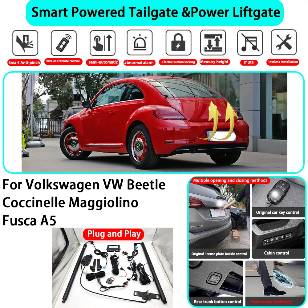  Kit de elevación eléctrico para puerta trasera automática inteligente OEM para Volkswagen VW Beetle Coccinelle Maggiolino Fusca A5