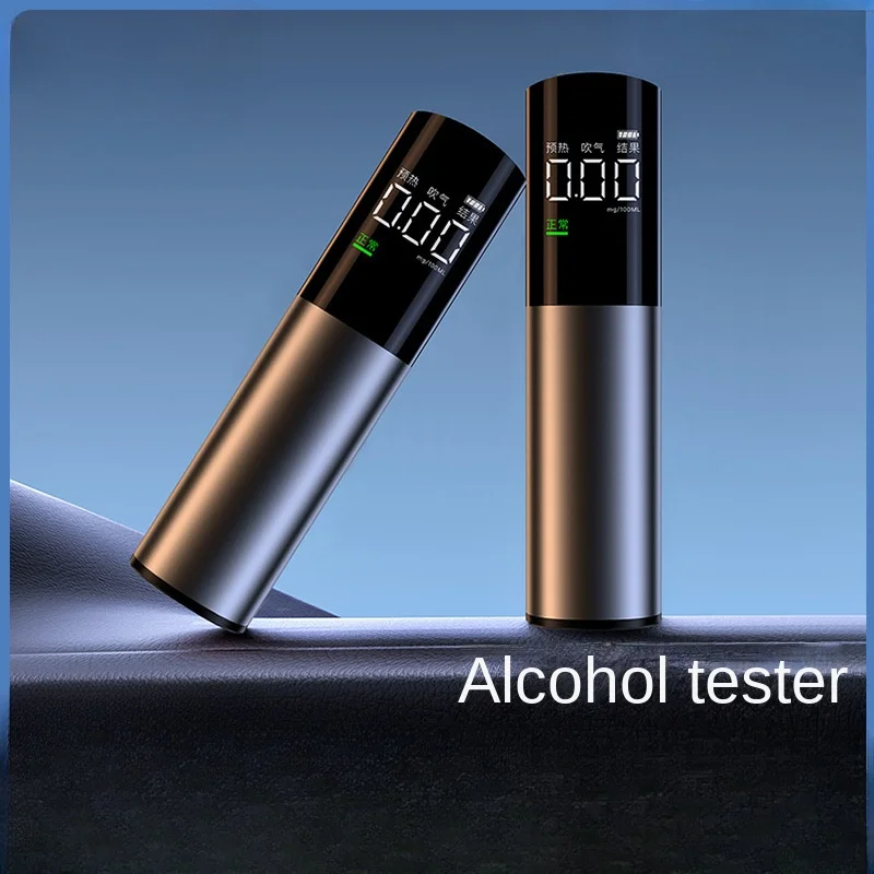 New Energy Vehicle Alcohol Tester, Blow Type Drunk Driving Detector, Car Mini Alcohol Test, Cross-border Hot Sale