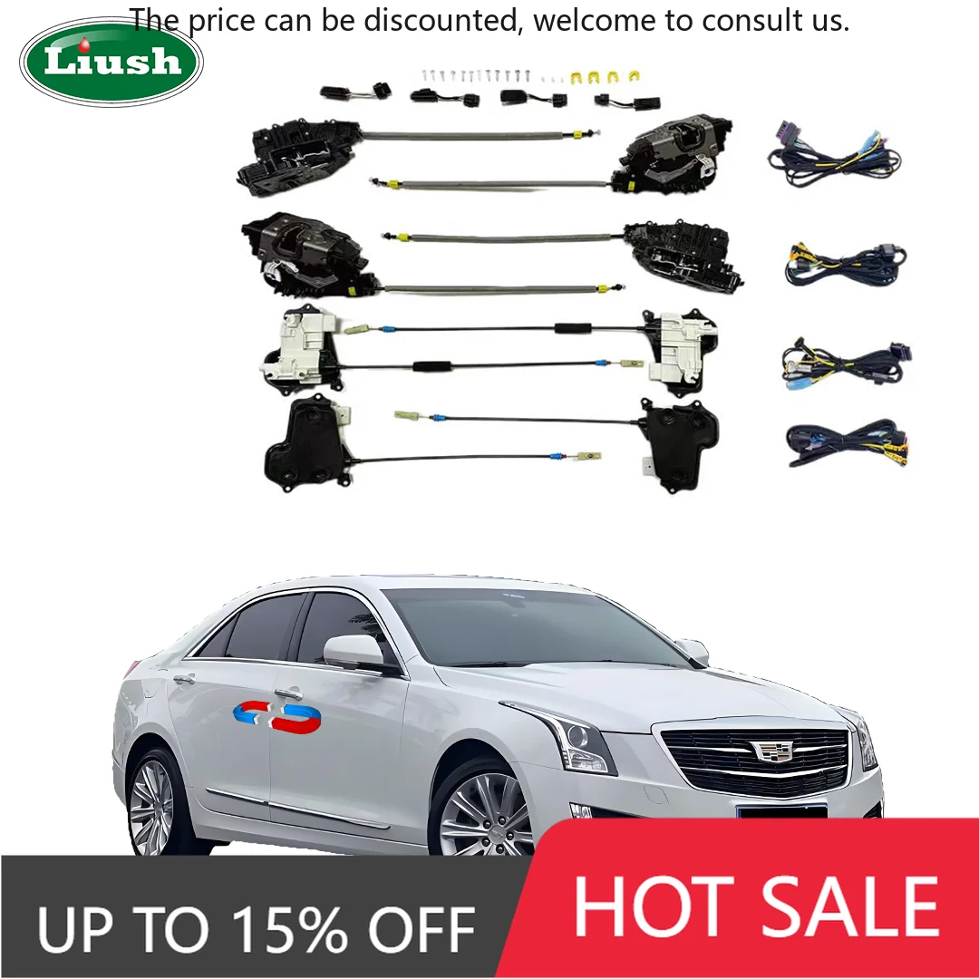 

Soft Close Liush Power Electric Suction Door Retrofit Kits System For Cadillac ATSL 2015-2019 Auto Magnet Lock Easy Door Closing