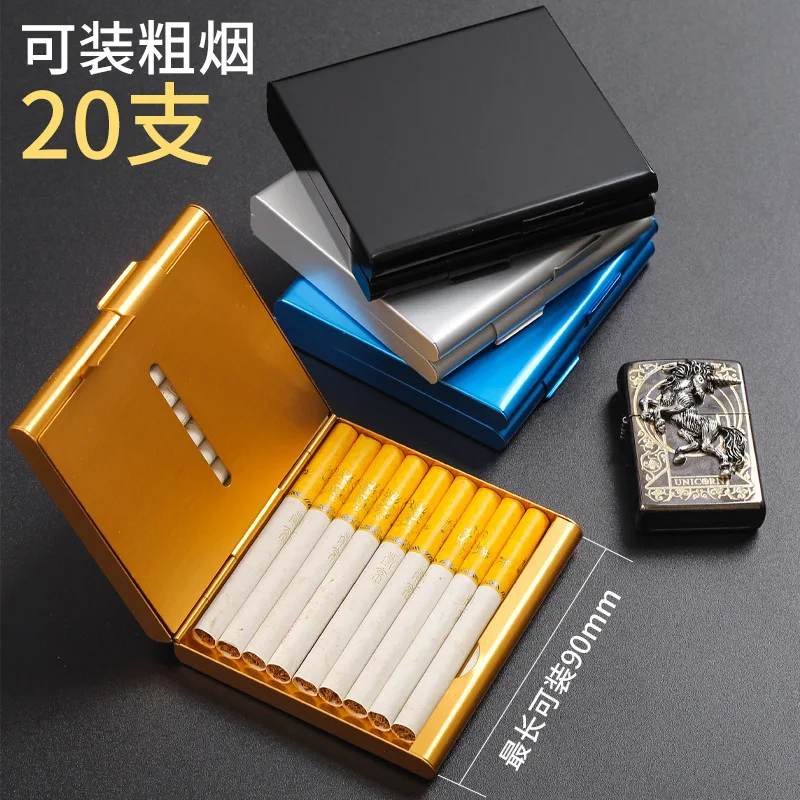 Funda creativa para guardar 20 cigarrillos, funda de bolsillo para guardar 20 cigarrillos