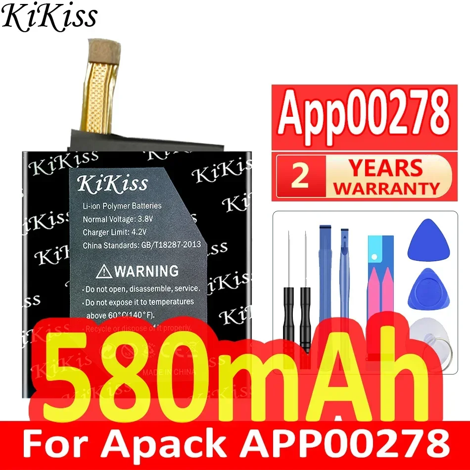 

580mAh For Apack APP00278 App00278 With Cable Battery Environmentally Friendly