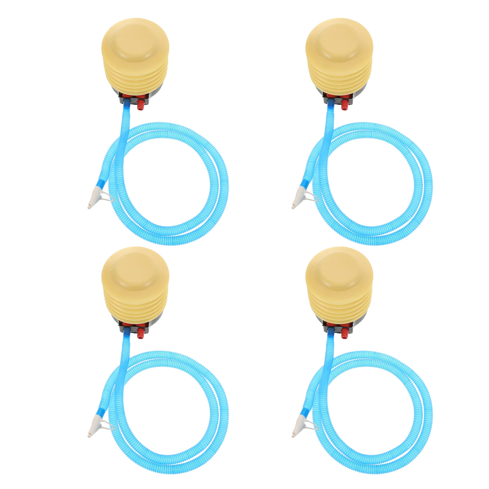 4 قطعة مضخة المحمولة نفخ فراش الكرة بالون مضخة قوية مقاومة للاهتراء الأيدي الحرة مريحة #5