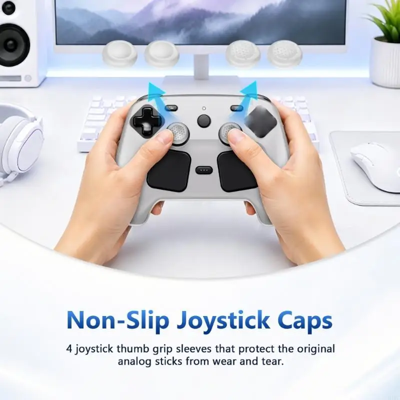 Gaming Accessories for Steam Controller 2026 Protective Case Controller Scratchproof Case Flexible Skin Silicone Cover 