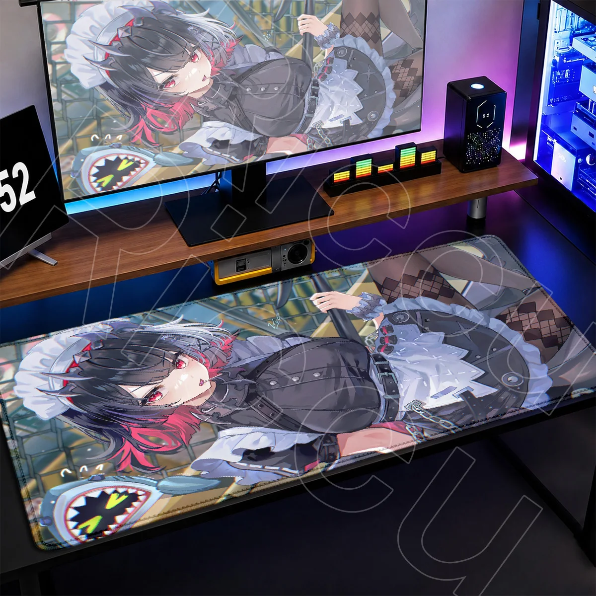 Large Keyboard Laptop Tabletop Pad Zenless Zone Zero Cute Shark Girl Ellen Joe Mouse Mat XXL HD Printing E-sport Gamers Mauspads