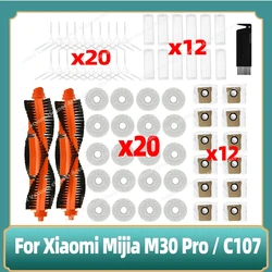 Xiaomi Mijia M30 Pro / C107 ロボット掃除機 用 メインブラシモップクロスヒープフィルターダストバッグアクセサリーパーツ