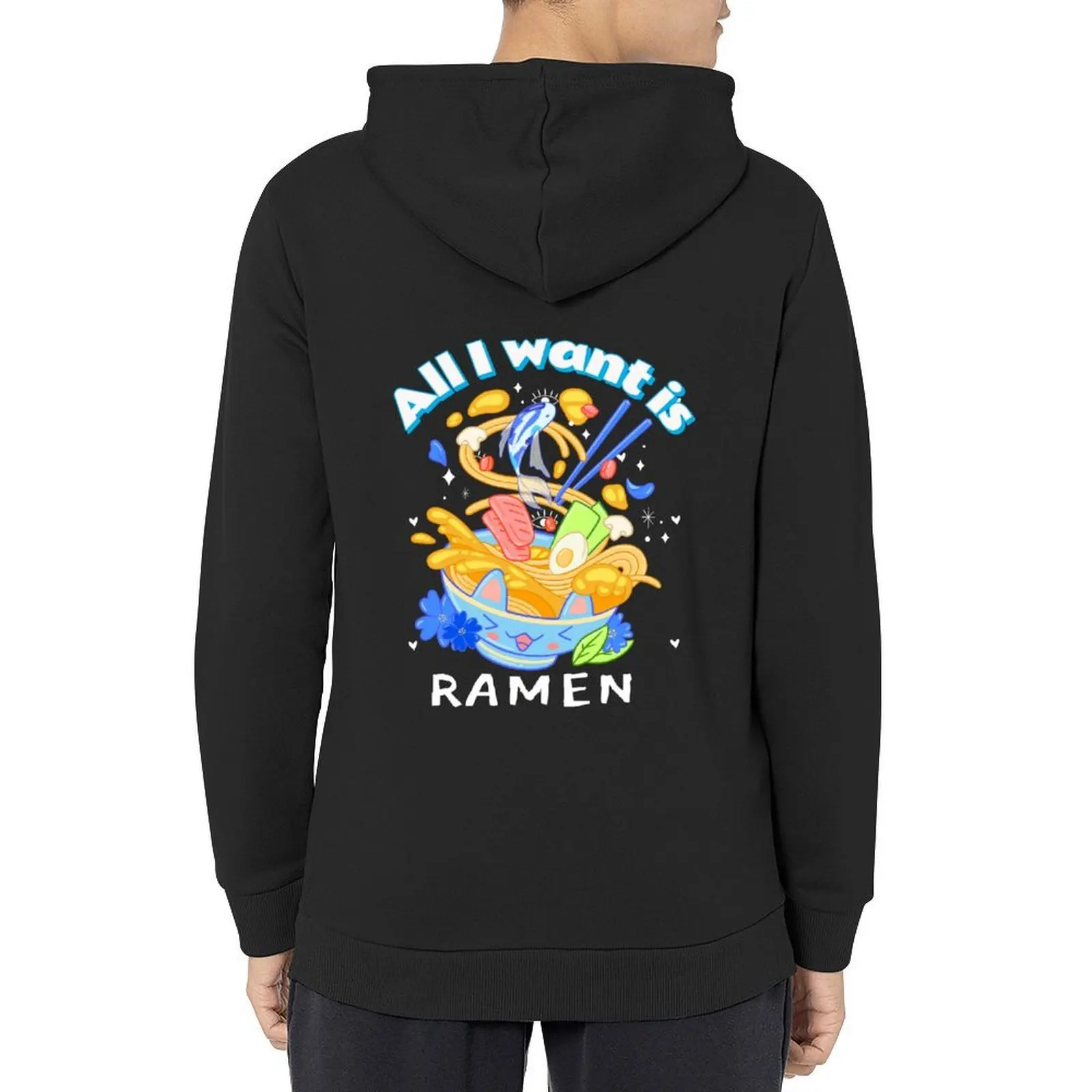 

All I want is Ramen Hoodie korean autumn clothes men's clothing men wear mens clothing new in hoodies and blouses