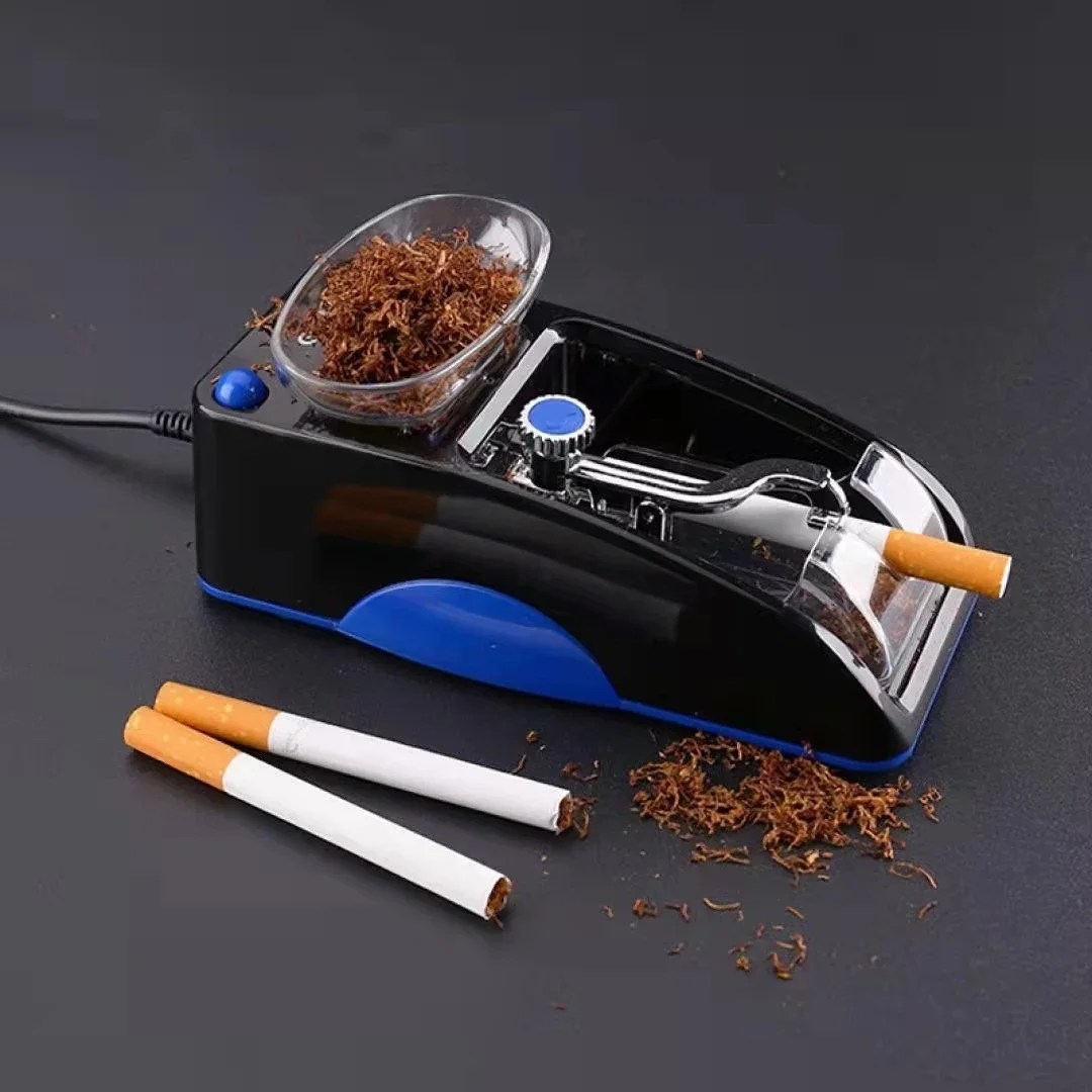 

Electric Cigarette Rolling Machine Automatic Tobacco Winding Raw Grass Injector Roller Cigarette Nicotine Device Smoking Tool