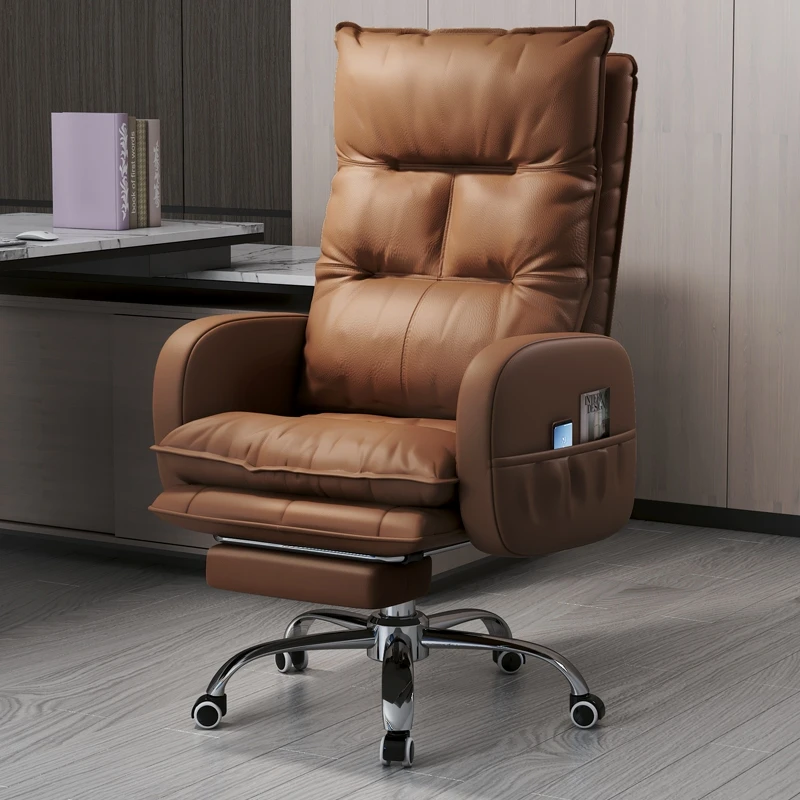 

Cute Comfortable Office Chair High Back Rolling Ergonomic Bedroom Office Chair Lounge Swivel Chaise De Bureaux Office Furniture