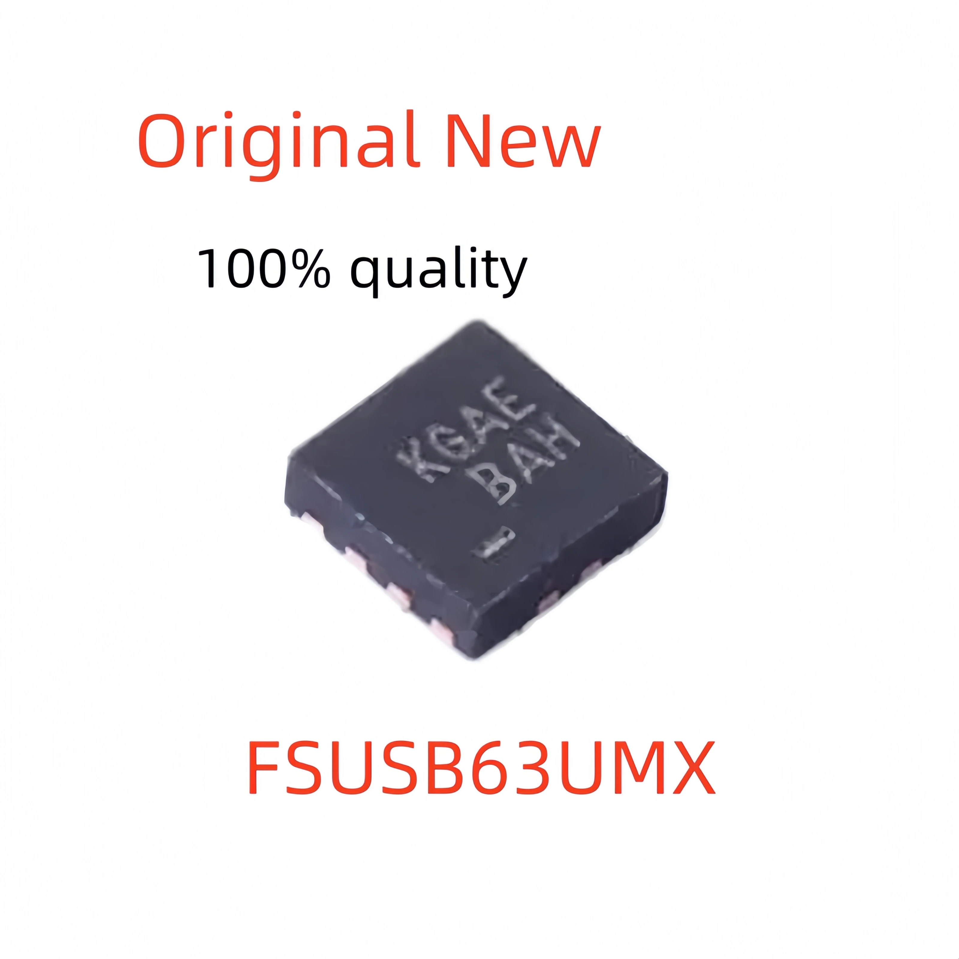 100% New FSUSB63UMX UMLP-12 3:1 Bidirectional USB2.0 High Speed Multiplexer 480Mbps Low Power USB Signal Switch Chip