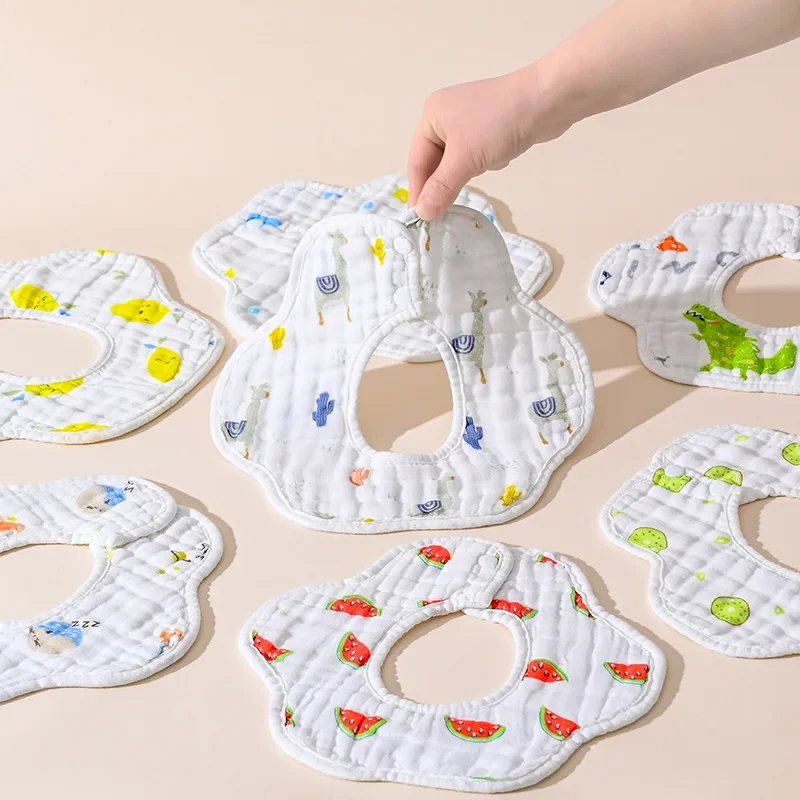 Spuugdoeken Voor Baby 8 Lagen Katoenen Slabbetje Katoenen Gaas Kid Facecloth Face Wash Veeg Handzachte Pasgeboren Spullen Voeding Speeksel Handdoek