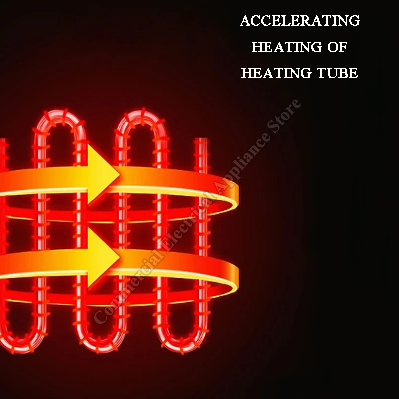 Timing Electric Deep Fryer Commercial Home Use Lightweight Electric Frying Pan