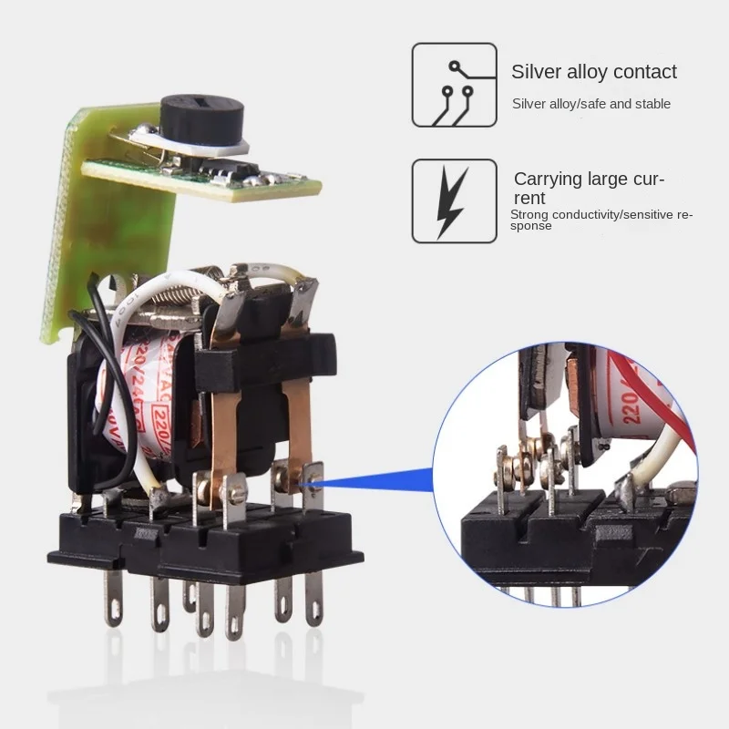 Power on Delay Time Relay H3Y-4  H3Y-2 Small 14-pin 8-pin  DC12v DC24v 220v Timer Switch  HY2NJ MY4NJ Relay Module