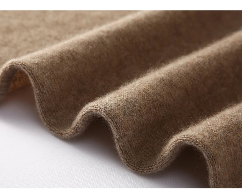 Damen 100% Baby-Kaschmir Dreieckiger Mini-Schal Kleiner Nackenwärmer Herbst Winter Cowl Pashmina Weicher Leichter Gestrickter Halstuch – Detail 9