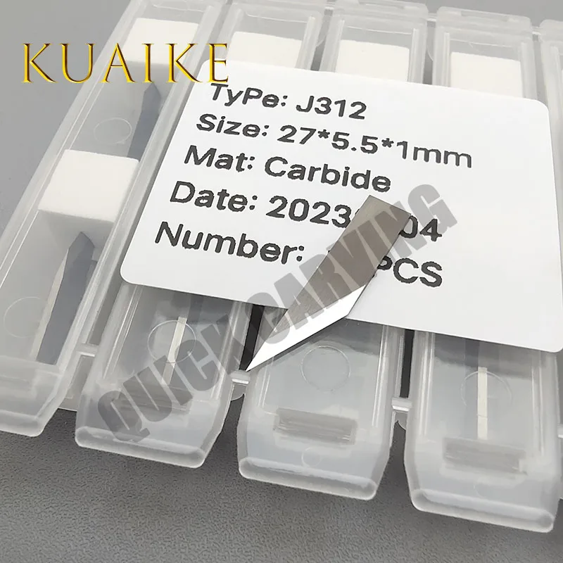 Imagem -02 - Jwei Vibration Cutter Knife Leather Cutting Machine Oscilante Blade J312 10 Pcs