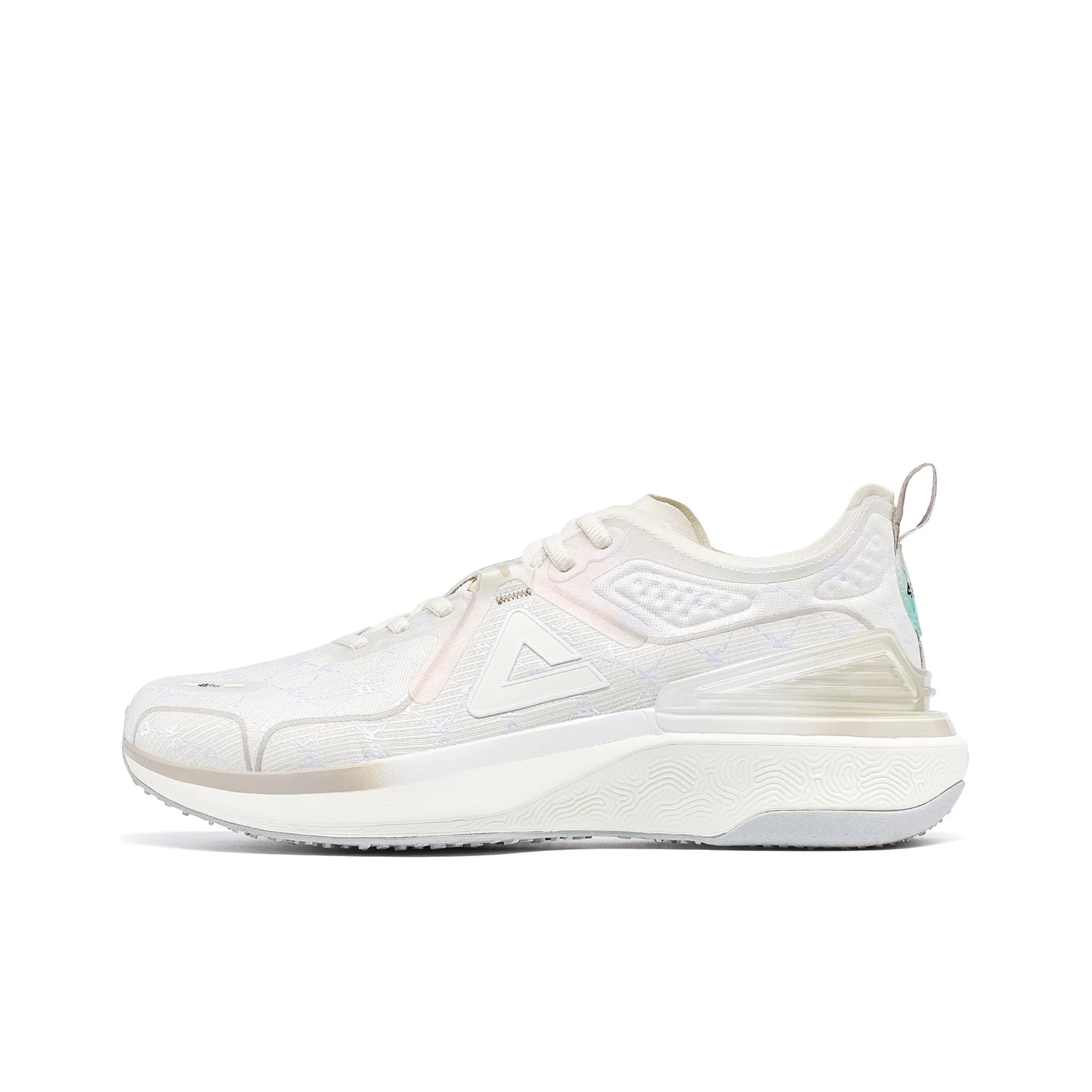 PEAK Tai Chi 4.0 PLUS Sports Cushioning Slip Resistant Low top Casual Running Shoes Men's Canvas White DH240817