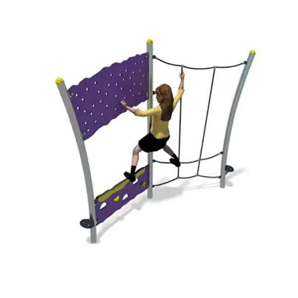 New Items Custom Kids Mobile Unit Rock Outdoor Climbing Wall With Rock Holds