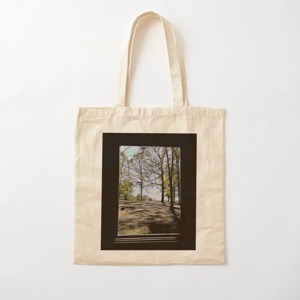 Simple Window Tote Bag reusable shopping bag Shopper bag hand