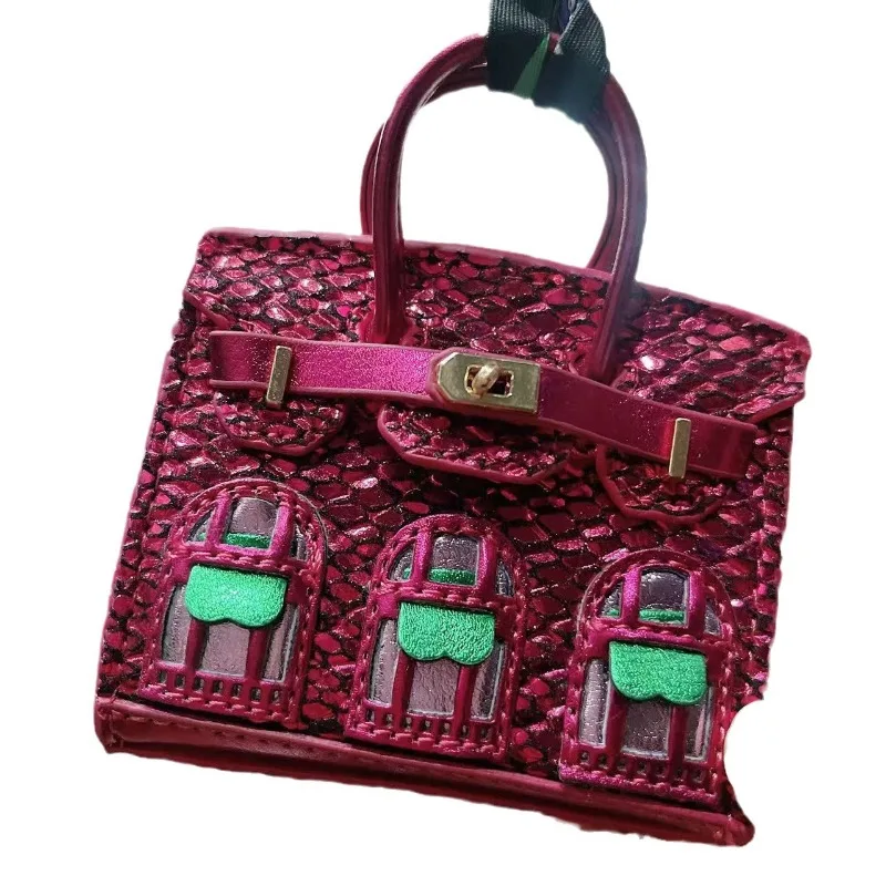 

Высококачественная мини-платиновая подвеска-сумка, наушники, помада, ключ от машины, маленькая сумка, рюкзак, подвеска, женская.