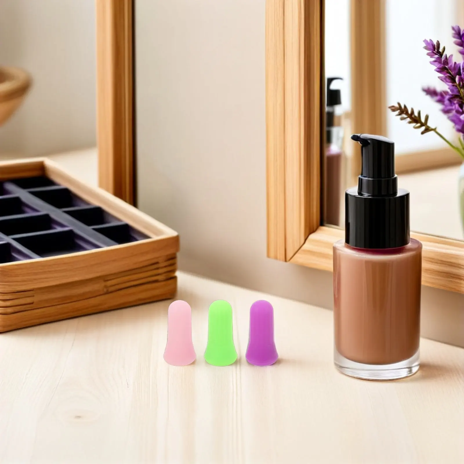 36-teiliges Silikon-Schröpfset Mini Gesichts-Vakuumcups für Augen- und Gesichtsverjüngung Tragbares Saugmassagegerät für Hautpflege