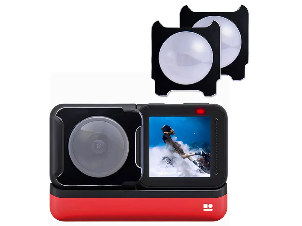 For Insta 360RS /R Sticky Lens Guards For Dual-Lens 360 Mod For Insta 360R /RS Protector Accessories Original 2022 New