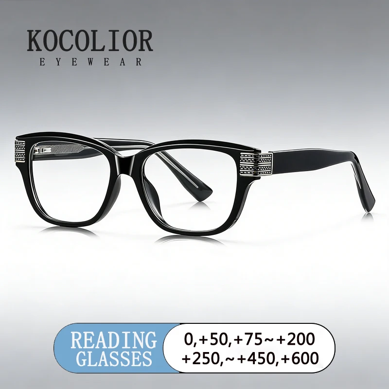 

2026 New Retro Brand Design Anti Blue Light Reading Glasses for Men and Women Photochromic Presbyopic Glasses Diopter 0 to 6.0