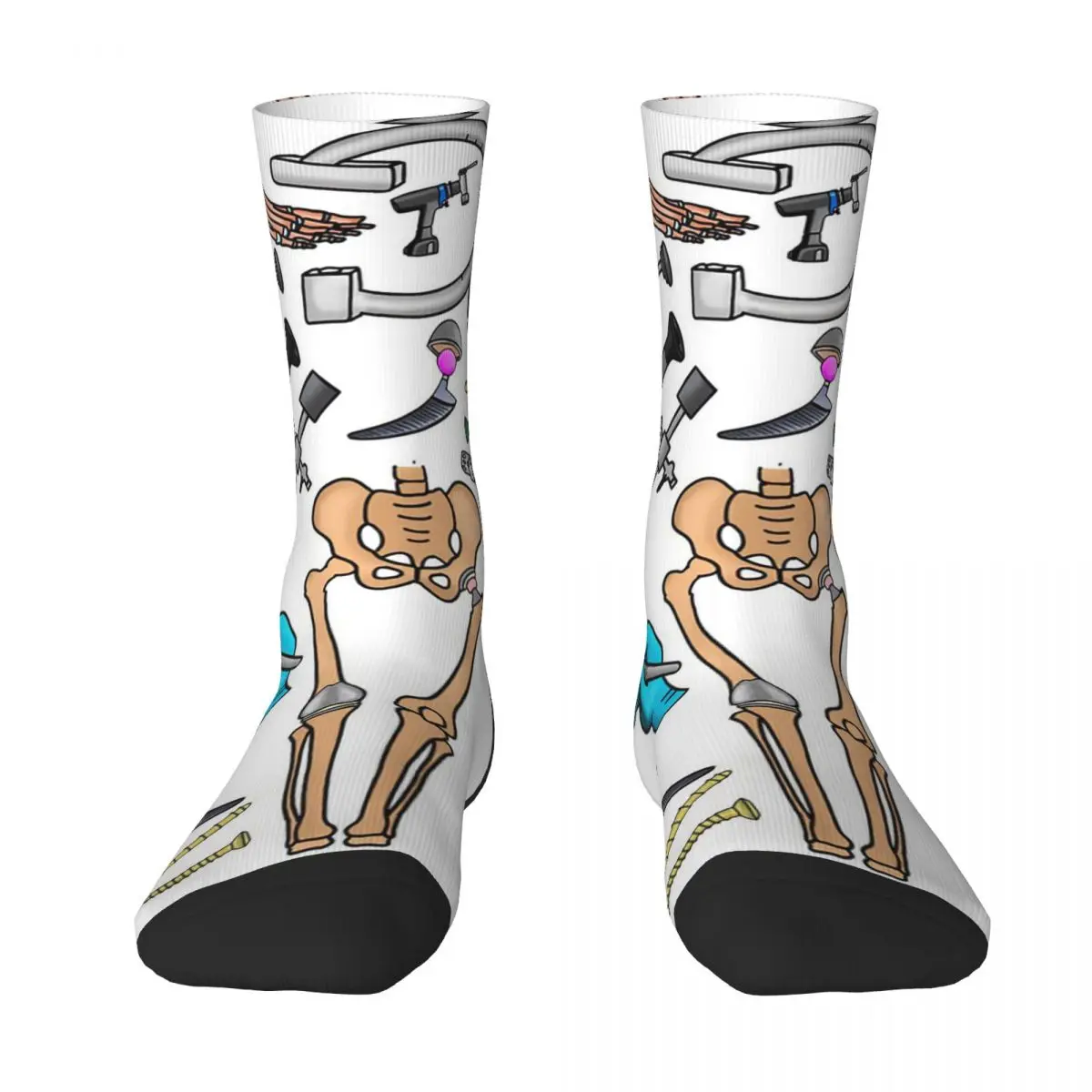 

Orthopaedics Traumatology Socks Harajuku Sweat Absorbing Stockings All Season Long Socks Accessories for Unisex Birthday Present