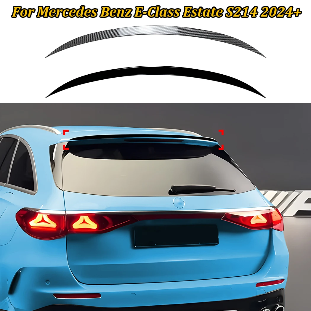 

Rear Lip Spoiler Top Wing For Mercedes Benz E-Class Estate S214 2024+ Tail Wing Spoiler Fixed Wind Wing Body Exterior Protector