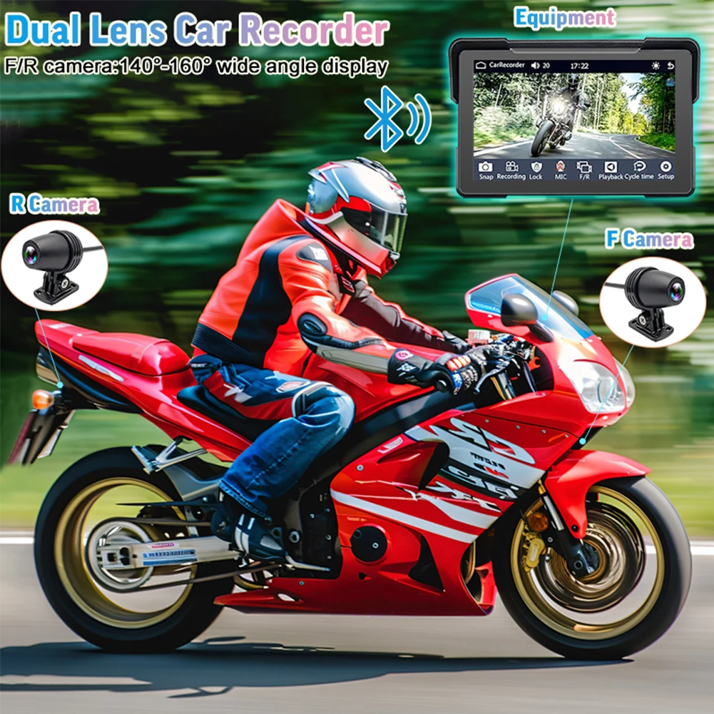 

7 Inch Motorcycle Wireless Apple Carplay Portable GPS Navi Navigation Moto Android Auto Navigator Waterproof IPX7 Screen