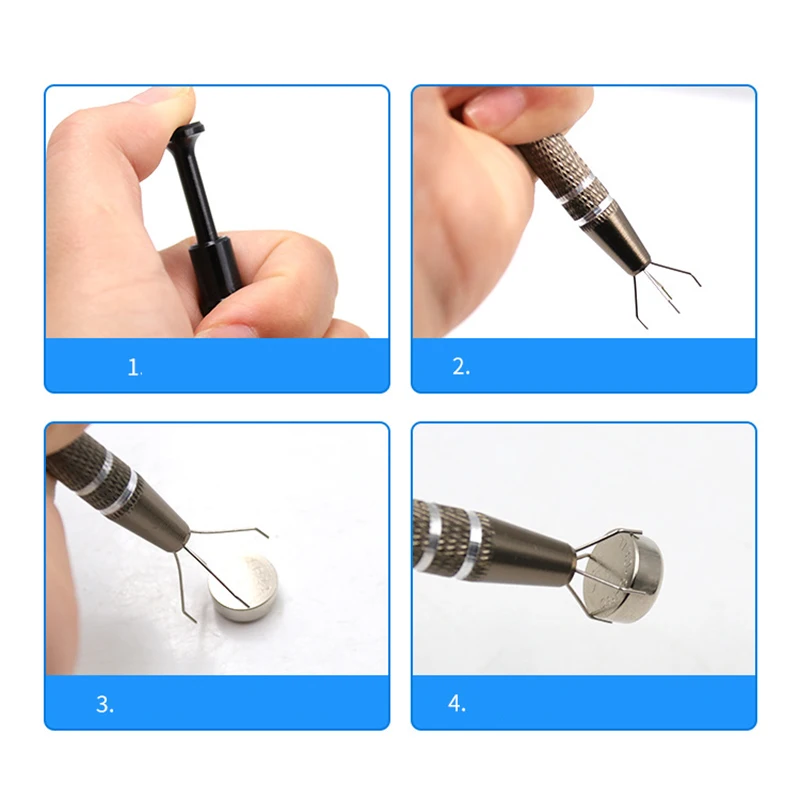 IC رقاقة مجتذب المسمار المنتقى مكون إلكتروني مكثف المنتزع المسمار أجزاء الدقة القابض إصلاح مجتذب القابض أداة اليد