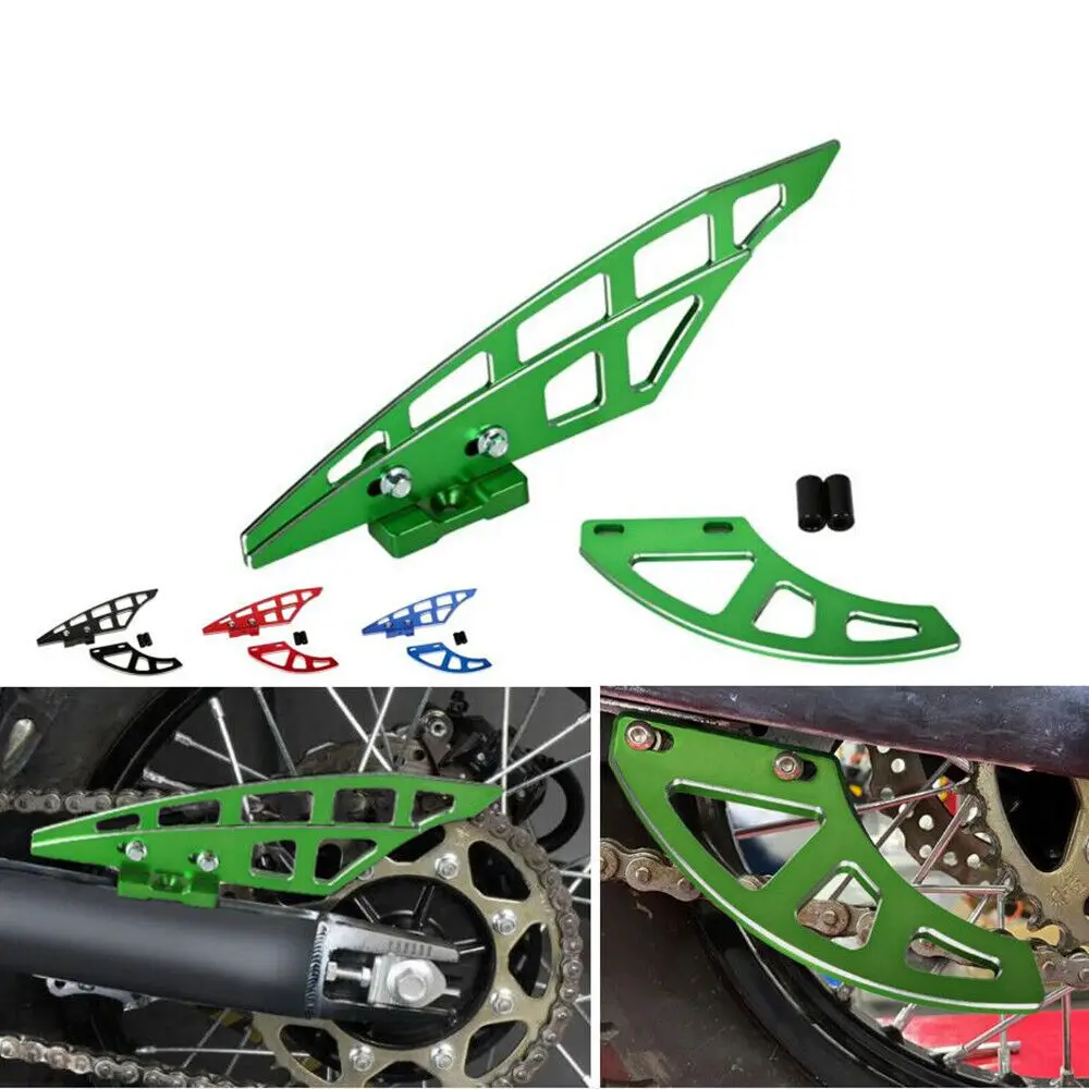 

Motorcycle 2X Rear Chain Guard Cover Protector Set For Kawasaki KLR650 KLR 650 2009-2018 10 11 12 13 14 15 16 17