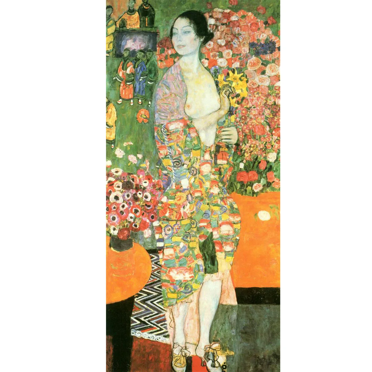 The dancer by Gustav Klimt Hand painted famous oil painting replica Home Decoration Gift Modern wall decorative picture