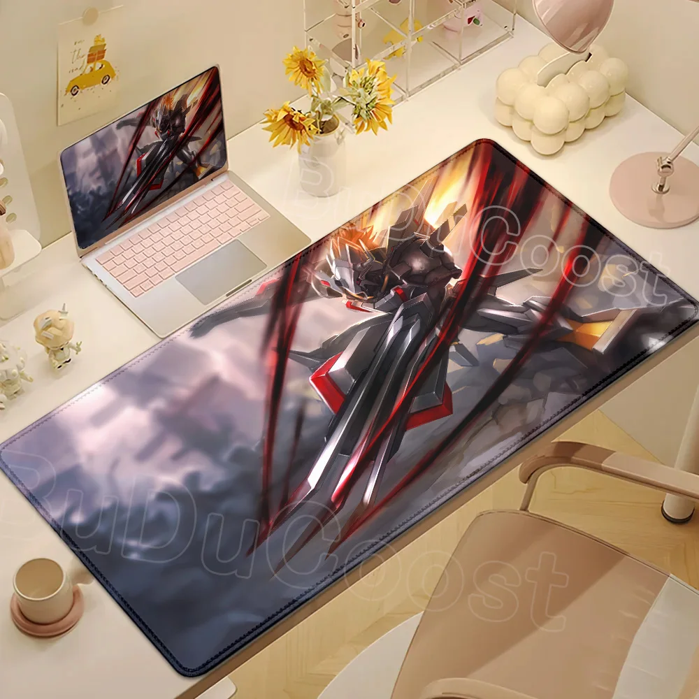 Mousepad Anime Digimon Adventure Gamer Office Desk Mat Large Computer Non-slip Lockedge HD Print BEATBREAK Mouse Pad Accessories