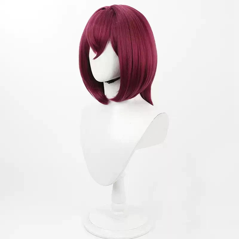 NEW VTuber Houshou Marine Cosplay Wig Hololive Girls Youtuber Short Synthetic Hair for Halloween Costume Role Play