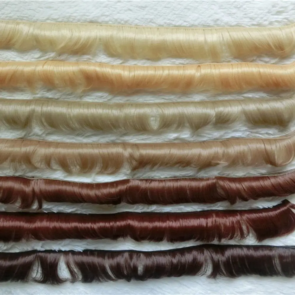 

1PC Gifts Handmade High-Temperature Fringe Hair Mini Dresses Short Curly Wigs 1/6 1/4 1/3