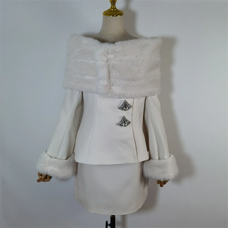 

Комплект из искусственного меха Princ Sle: Модное женское платье на одно плечо с воротником, свободного кроя, с длинными рукавами, для повседневной носки