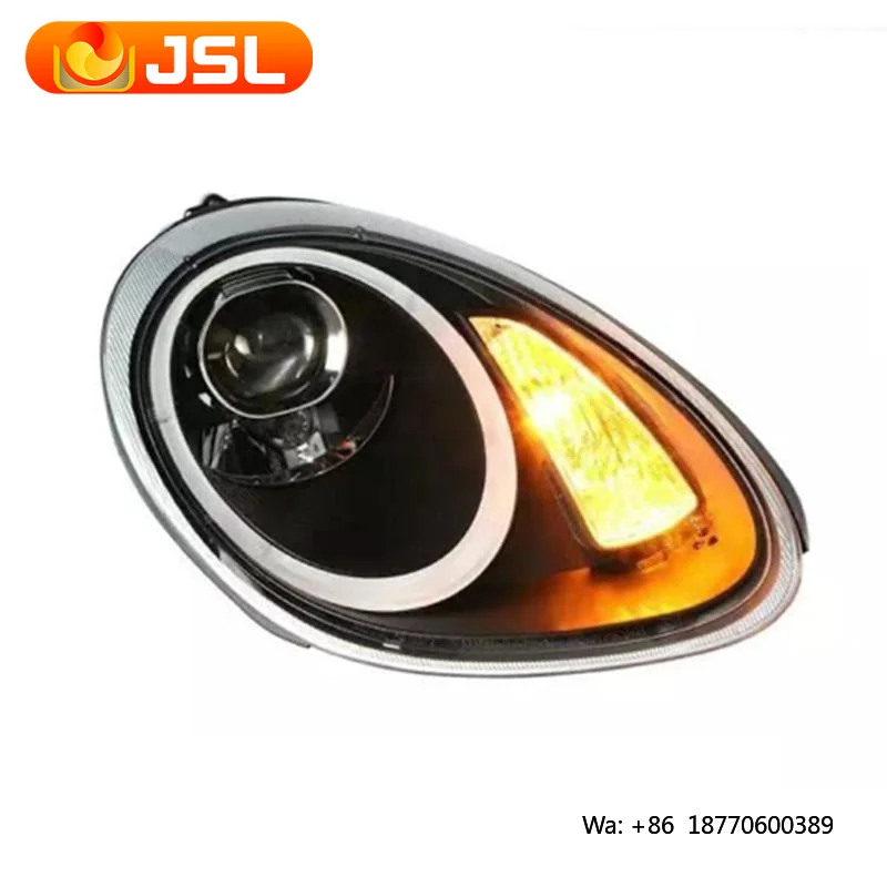 For  Boxster 987 Cayman Halogen Emitting Diode Tube Projector Headlight 987 Car Parts 2005-2008 Car Lights
