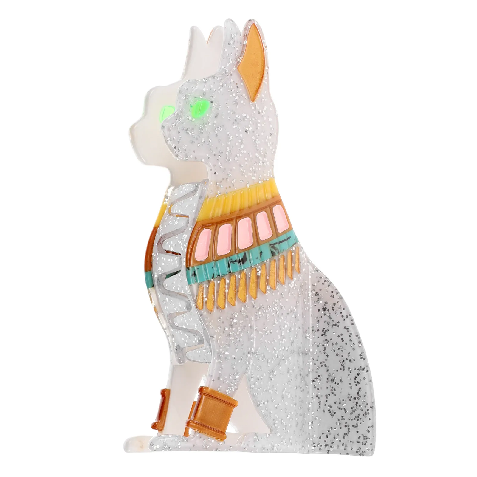 

Милые заколки-крабики для волос в виде кошек из ацетата с мультяшным дизайном для женщин: уникальные и модные аксессуары для волос, забавные заколки-крабики