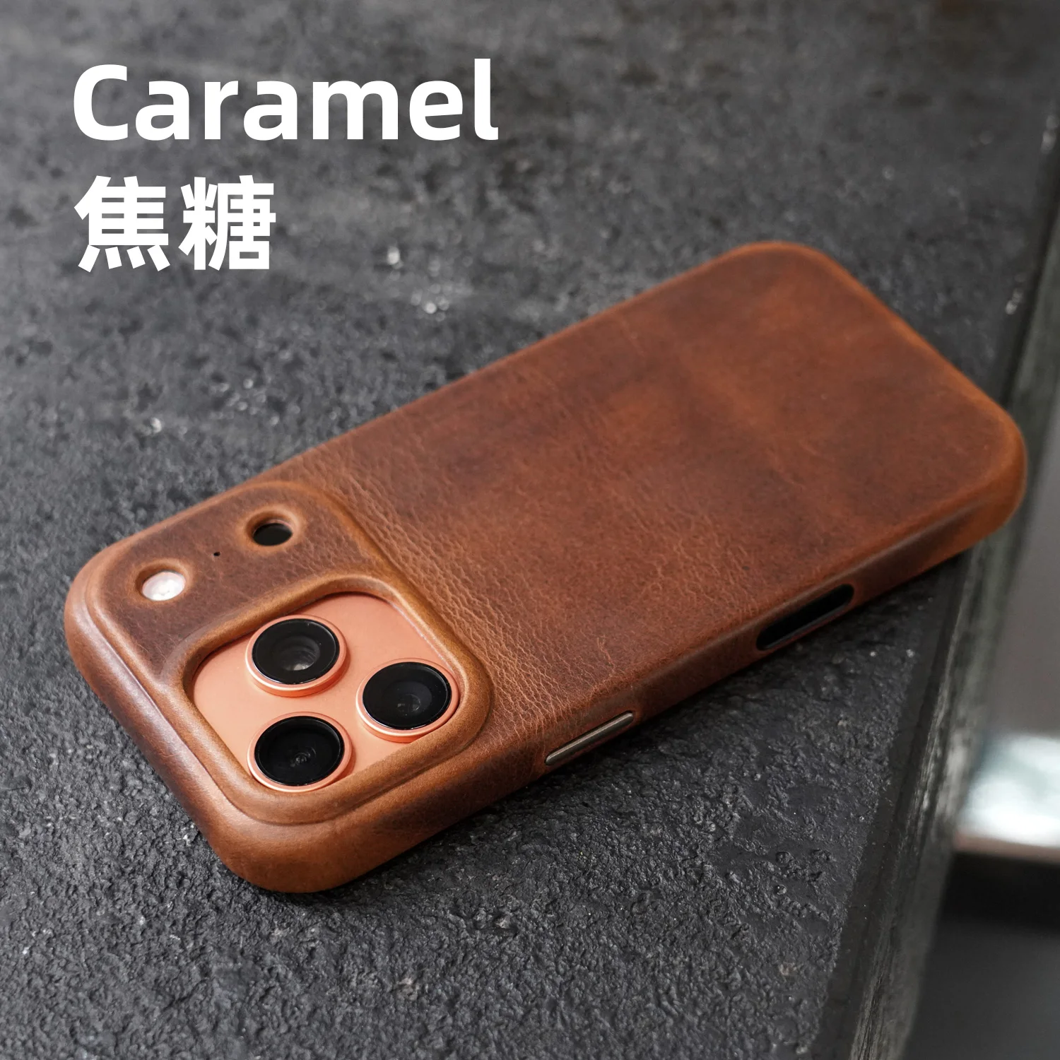 YMW Charles F Stead gewaxte lederen tas voor iPhone 17 16 Pro Max 15 luxe lederen handgemaakte telefoonhoes