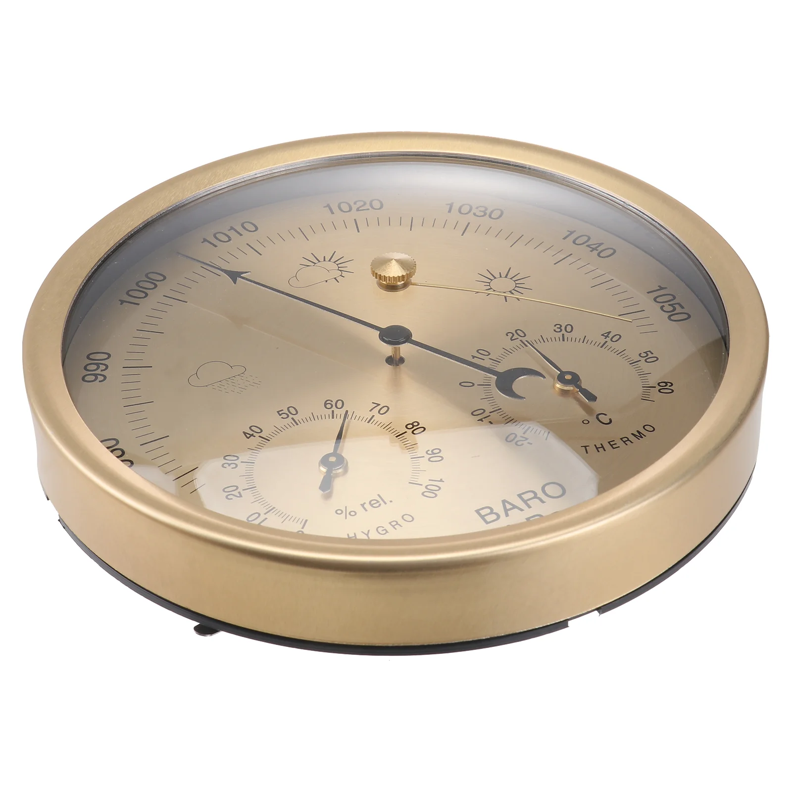 

3 in Watch Digital Thermometer for Home Vintage Weather Station Barometric Pressure