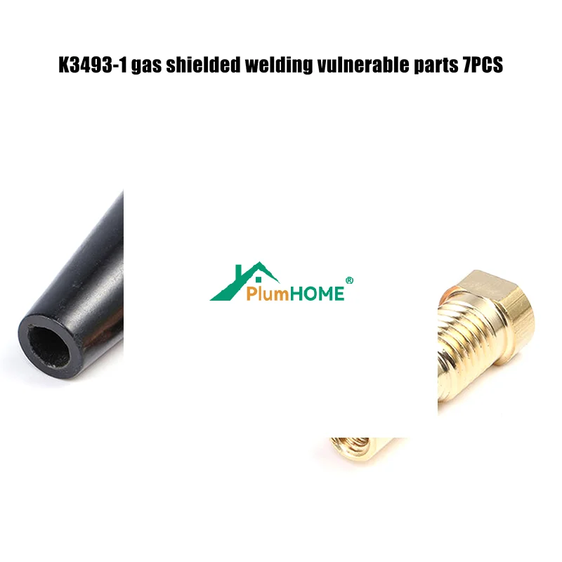 0.8/0.9mm Mig Welding Kit Flux Gasless Nozzle Brass Welding Tips Replace Mig Welder Accessories