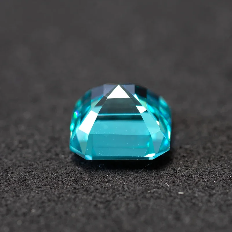 

Asscher Cut Paraiba Square Shape Lab Grown Stone VVS1 with AGL Certificate for DIY Jewelry Making Materials Charms Gem Wholesale