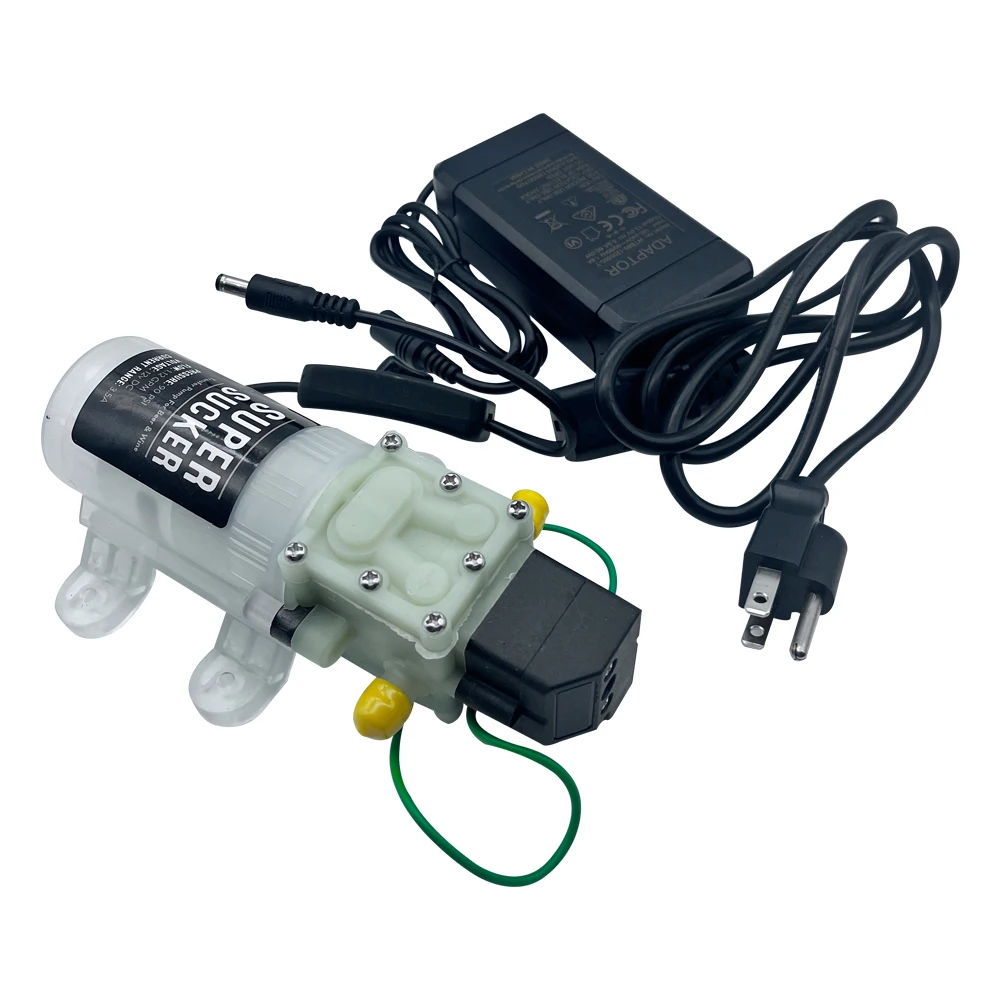 KegLand Siphon Pump (12V, 3.5A,4.0LPM, 90psi) Including Power Supply(CE,UL,SAA)
