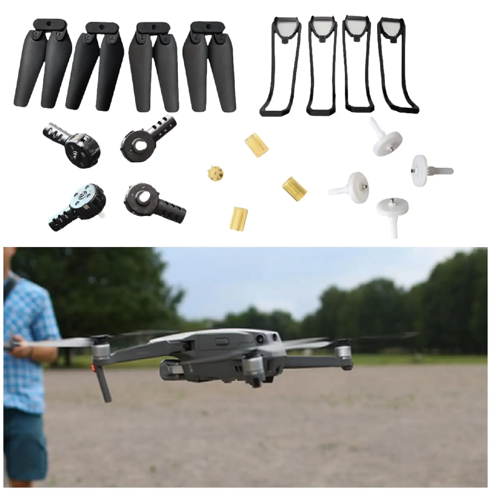 

RC Drone Motor Gear and Propeller Components for E525 S89 Quadcopter