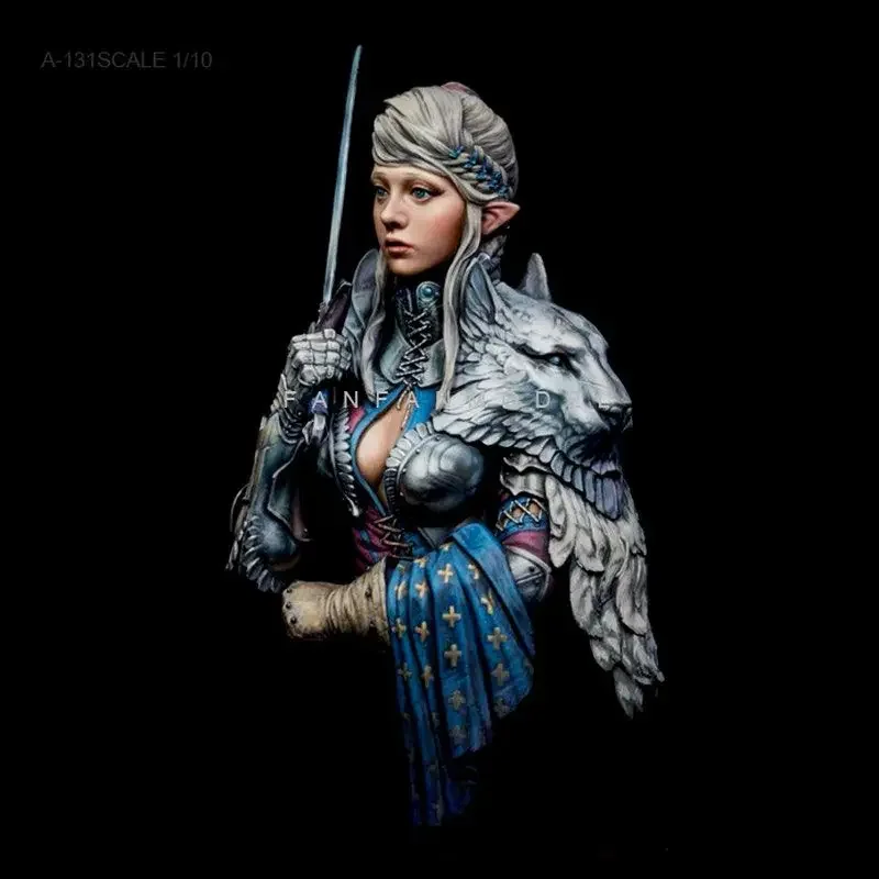 1/10 Templar Atonement Bust Resin Soldier White Model A-131