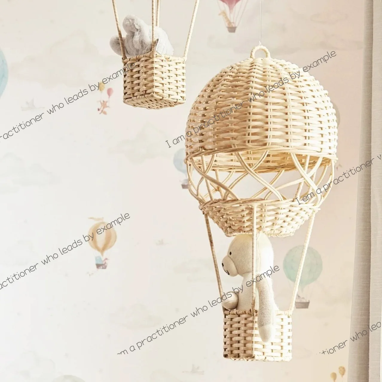 Place Photography Hanging Basket Hand Knitting Supplies Institution Children's Room Living Room Study Decoration