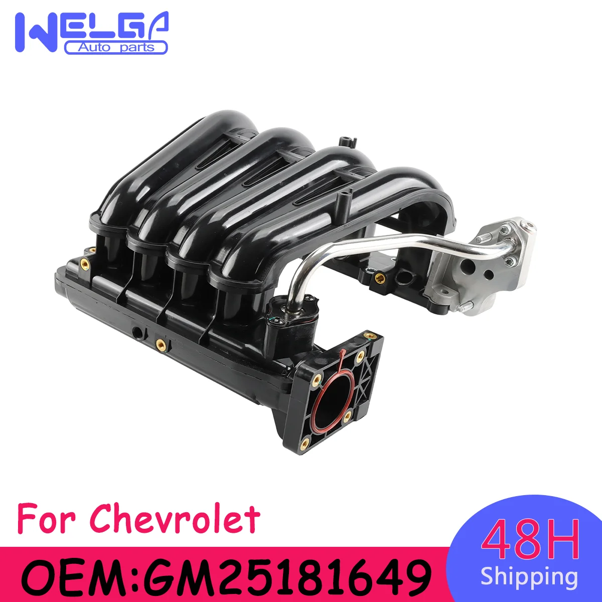 Colector de Admisión de Aire del Motor 25181649 GM25181649 para Chevrolet Matiz 1.0 2008 2009 2010 2011 2012 2013 2014 2015 Accesorios para Automóviles