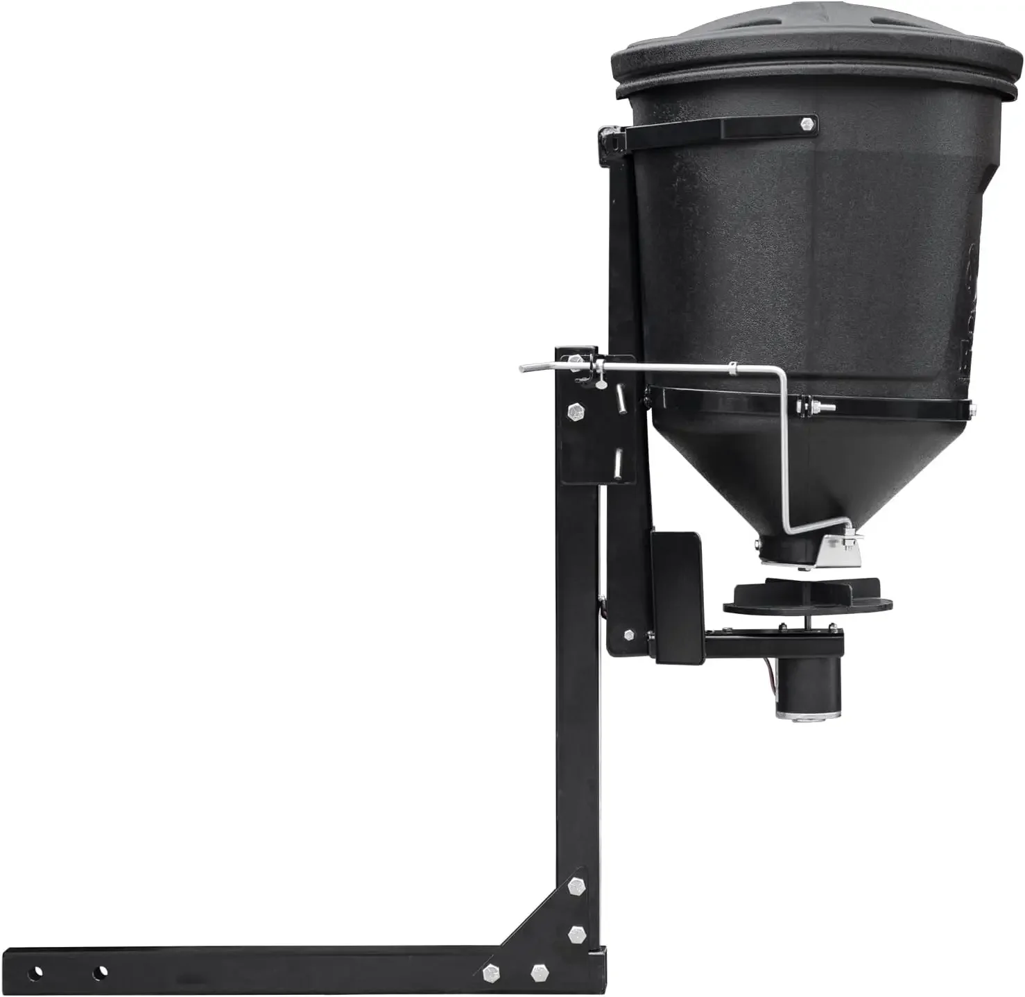 Products UTVS16 UTV Broadcast Spreader For Salt, Grass Seed, Fertilizer, Deer Feeder Seed and More, 150 lb. Capacity with Lid, U